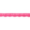 Baumwollspitze pink rund